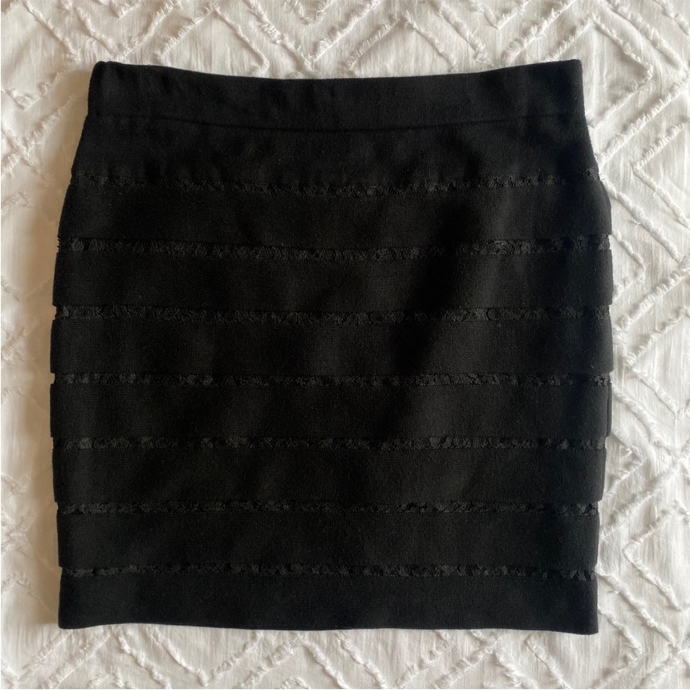 Ann Taylor Black Midi Skirt - Picture 4 of 6